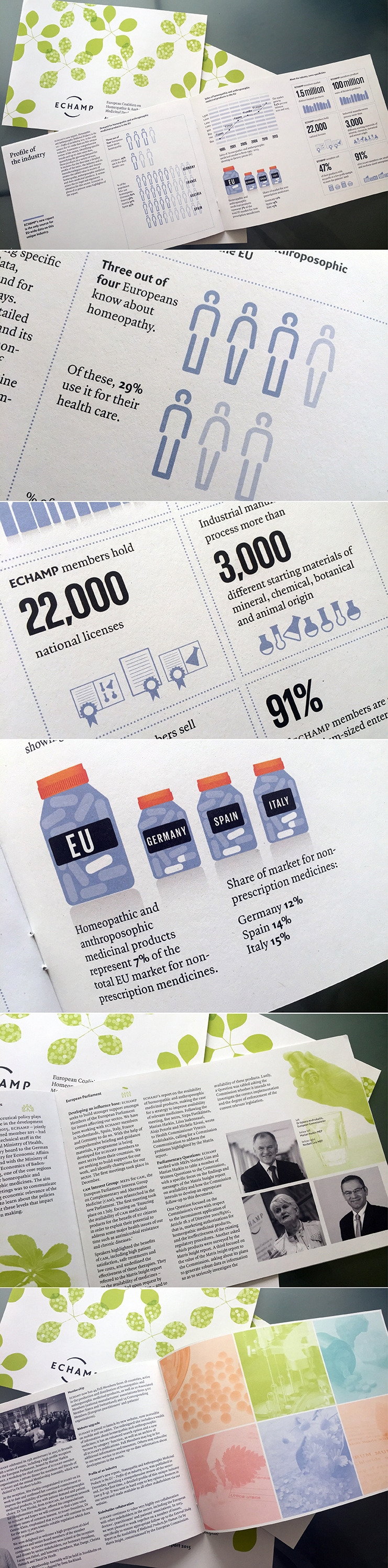 Data visualisation for ECHAMP